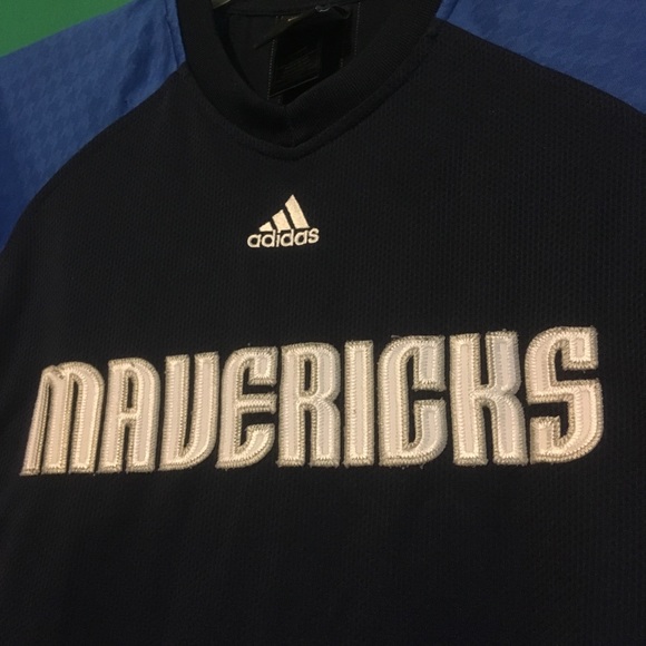 Adidas Dallas Mavericks Warm Up Jersey Sweater - Picture 3 of 6